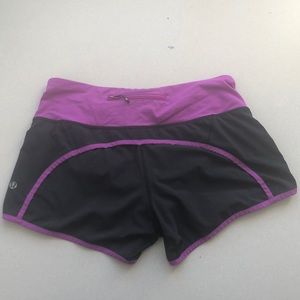 lululemon athletica speed up shorts